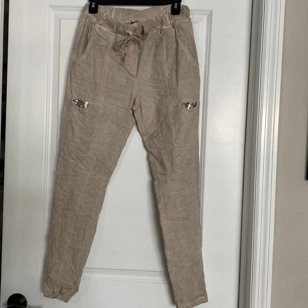 Crinkle pants